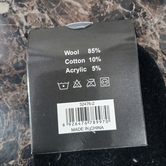 ⚫️  12 Lamb Wool Crew SocksThermal Warm Winter Boot Socks Size 10-13 Men - Picture 4 of 7